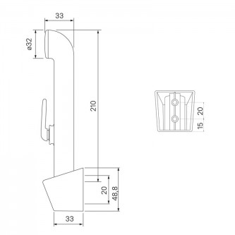 Гигиенический душ гарнитур IDDIS Optima Home 0201F15I20