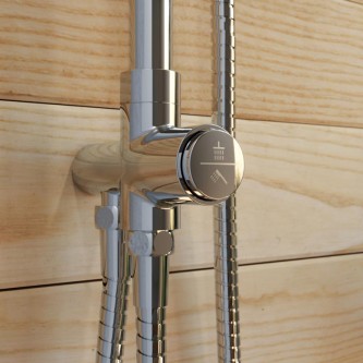 Термостат для душа GROHE Grohtherm 34143003 с гарнитуром IDDIS