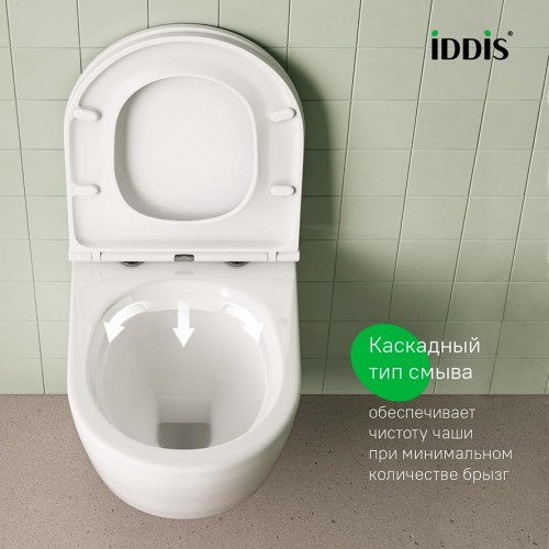 Унитаз подвесной безободковый IDDIS Blanco BLARNSEi25