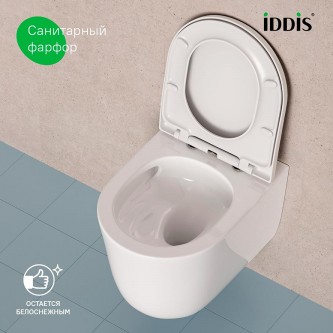 Унитаз подвесной безободковый торнадо IDDIS Slide SLIRDSEi25