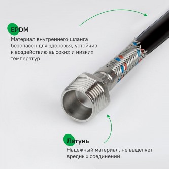 Гибкая подводка 0.8 IDDIS Optima Home 926BBS08ZP