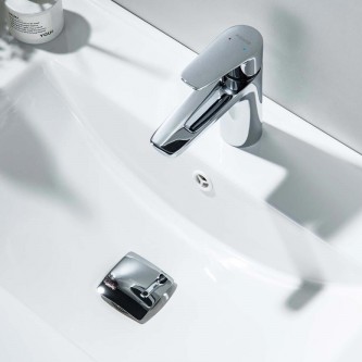 Донный клапан для раковины с переливом AQUATEK AQ6004CR