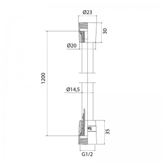 Шланг душевой силиконовый IDDIS Optima Home 1.2 OPH12WLi19