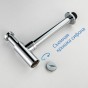 Сифон для раковины без выпуска AQUATEK AQ6012CR