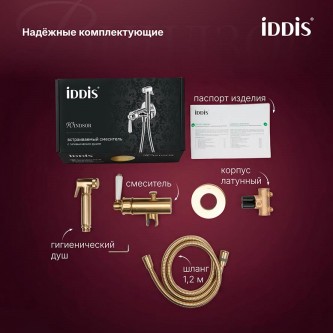 Гигиенический душ со смесителем встраиваемый IDDIS Виндзор WINMGR0i08