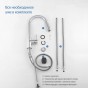 Смеситель для кухни с выдвижным изливом AQUATEK Европа AQ1384CR