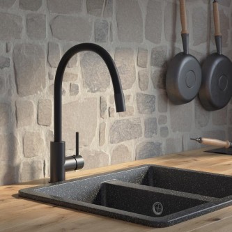Смеситель для кухни с гибким изливом IDDIS Kitchen K36BLJ0i05