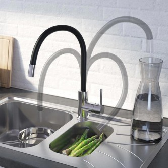 Смеситель для кухни с гибким изливом IDDIS Kitchen K36SBJBi05
