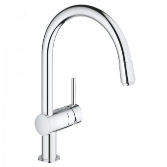 Смеситель для кухни с выдвижным аэратором GROHE Minta 32918000