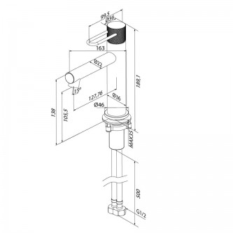 Смеситель для раковины IDDIS Duna DUNSB00i01