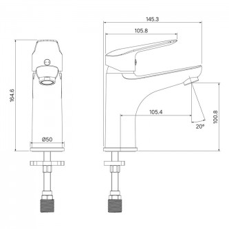Смеситель для раковины Torr IDDIS TORSB00i01