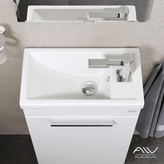Тумба с раковиной для туалета Alavann 45 Azzoro ALV0967000