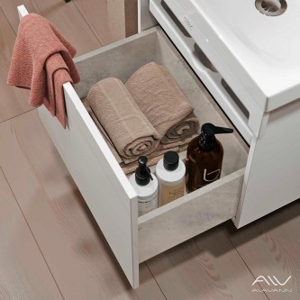 Тумба с раковиной для ванной подвесная Alavann 60 Cosmetic ALV1035000