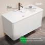 Тумба с раковиной для ванной IDDIS 100 Oxford Neo OXN10W0i95K