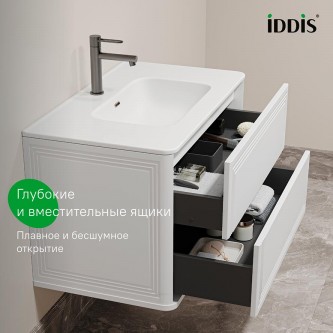 Тумба с раковиной для ванной IDDIS 80 Oxford Neo OXN80W0i95K