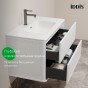 Тумба с раковиной для ванной IDDIS 80 Oxford Neo OXN80W0i95K