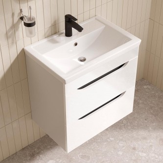 Тумба с раковиной для ванной подвесная IDDIS 60 Ray RAY60W0i95K