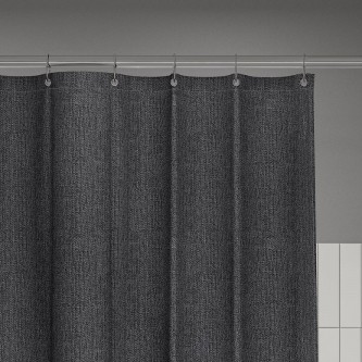 Штора для ванны серая IDDIS Décor DL03P18i11